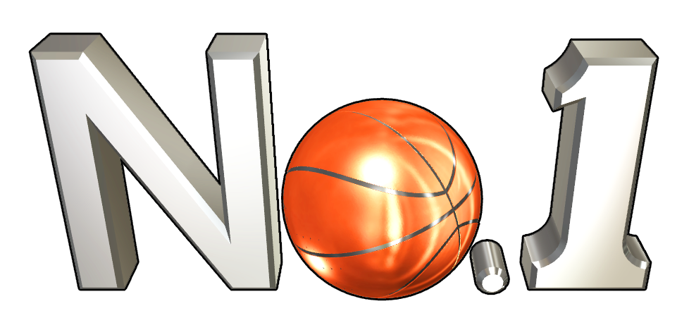 ナンバーワン　文字　バスケ